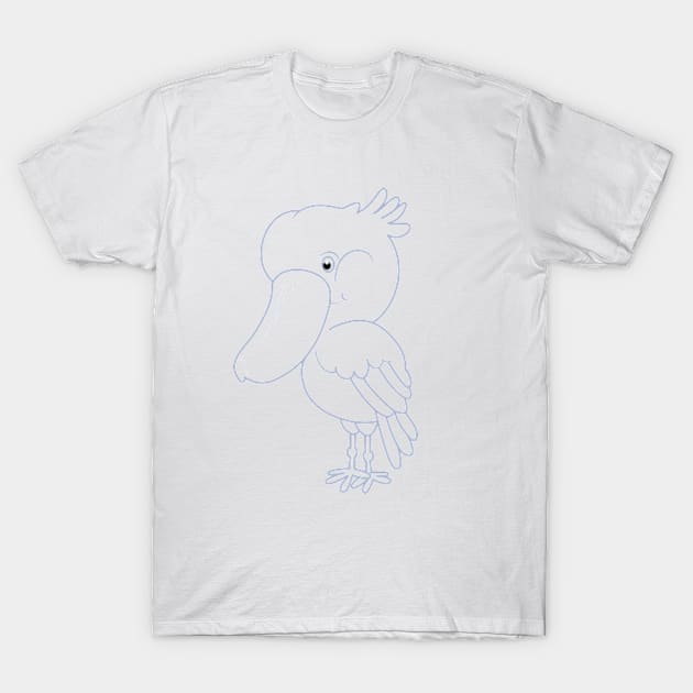 Shoebill T-Shirt by ruthparkart